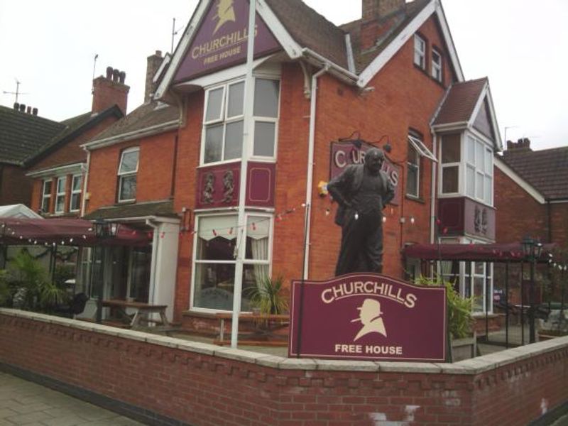 Churchills, Skegness. (Pub, External, Key). Published on 23-03-2015 