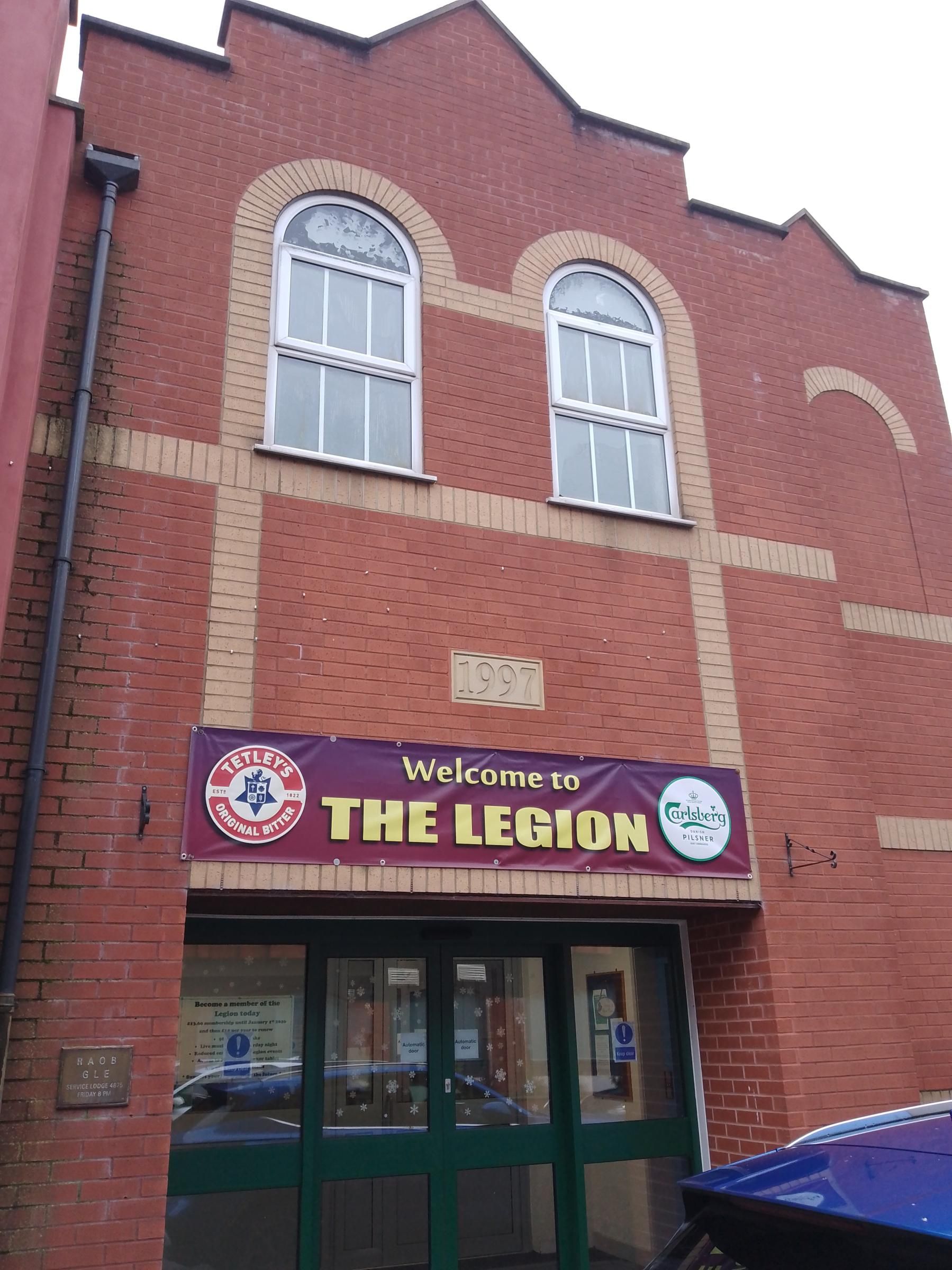 Legionnaires Club, Sleaford. (External). Published on 06-01-2025