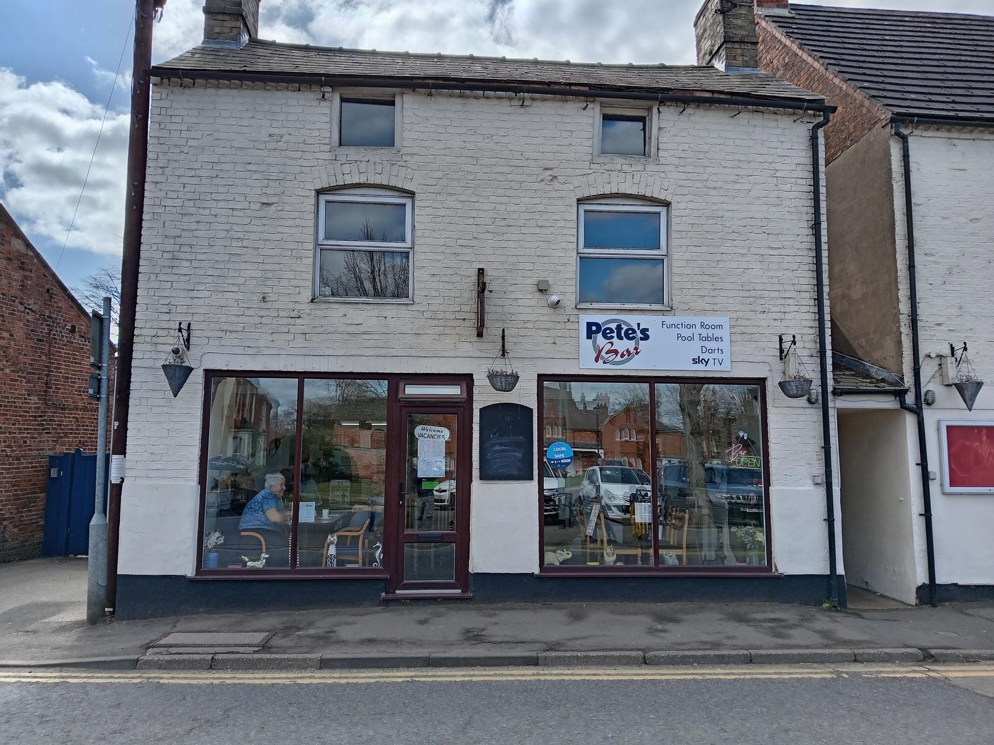 Pete's Bar, Heckington. (Pub, External, Key). Published on 11-04-2025
