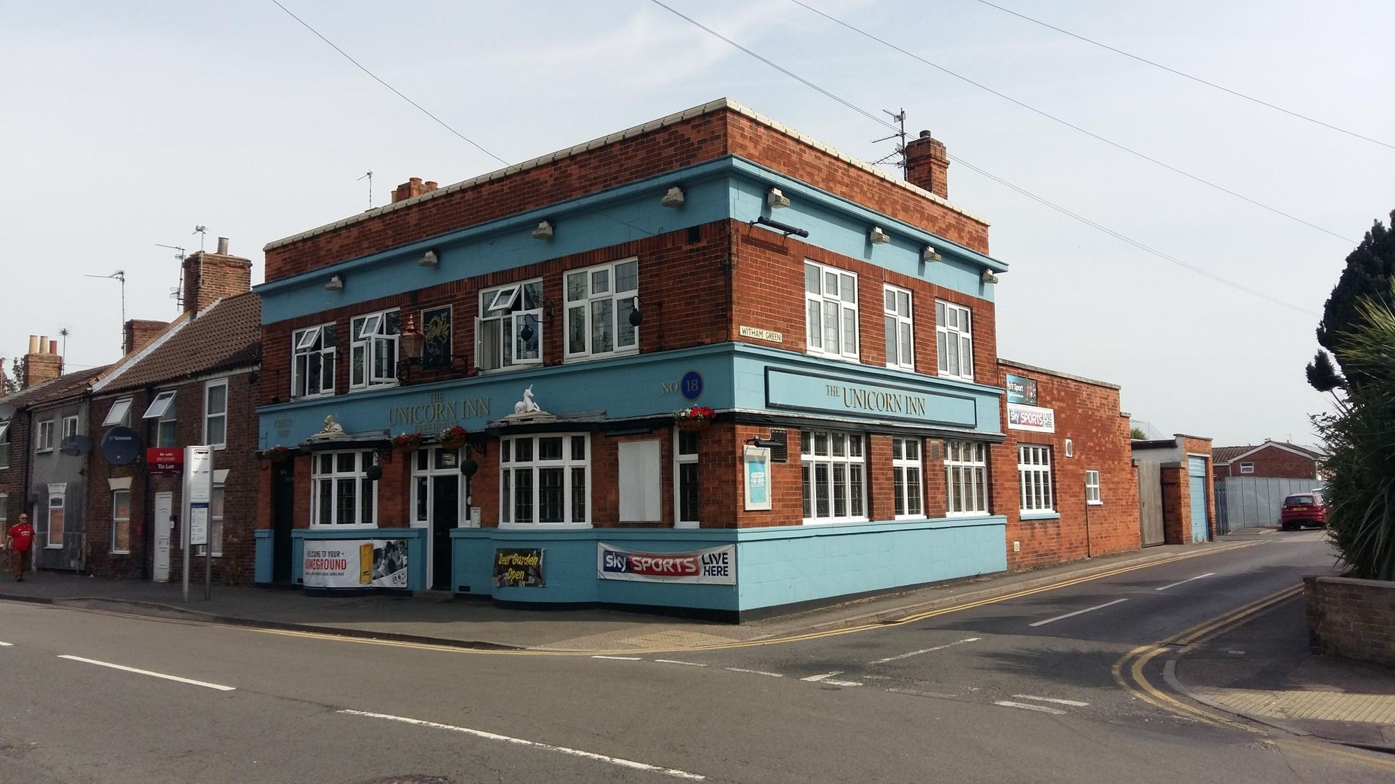 Unicorn Inn, Boston. (External, Key). Published on 07-08-2018