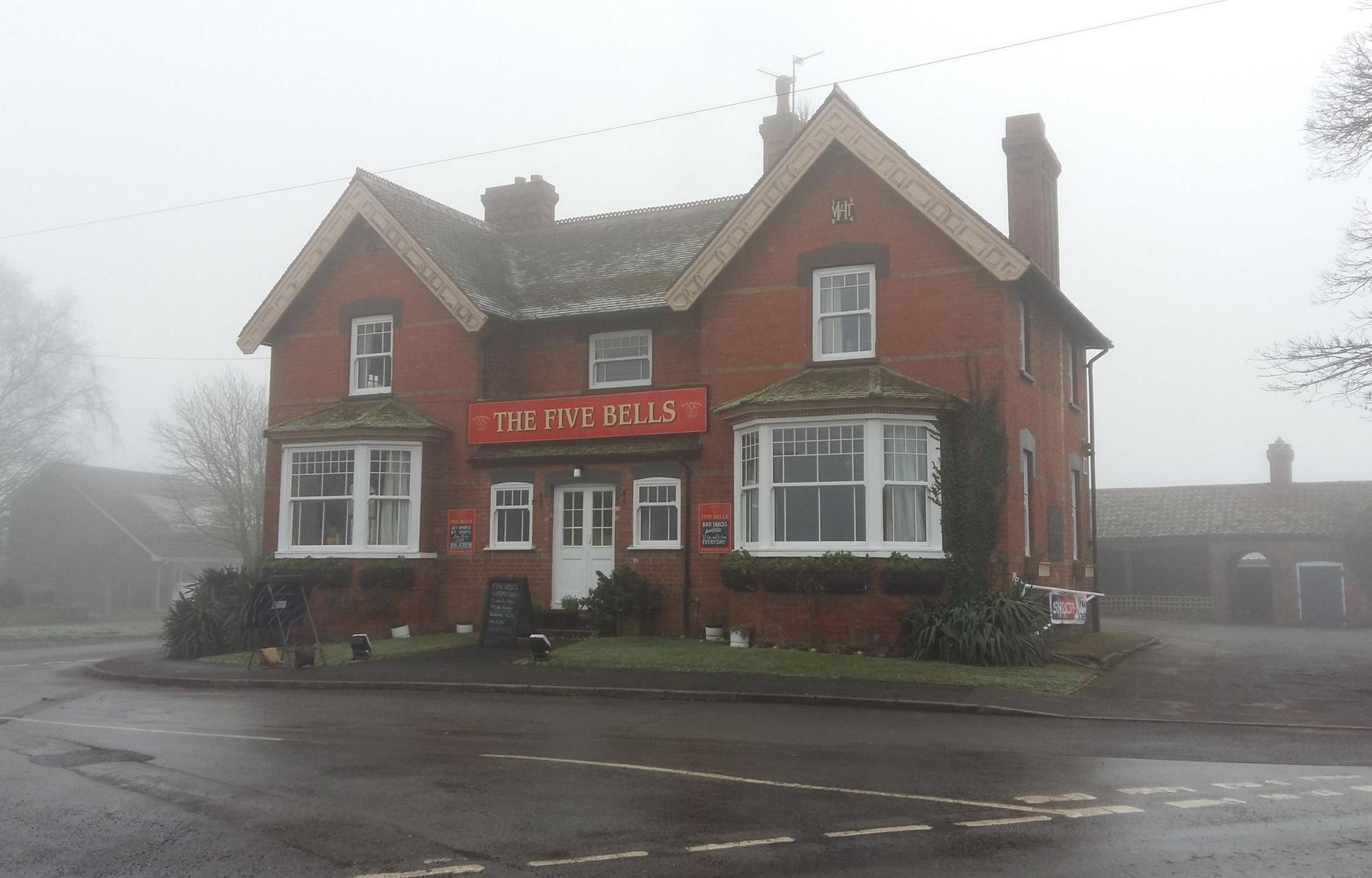 Five Bells, Butterwick. (Pub, External, Key). Published on 01-02-2019