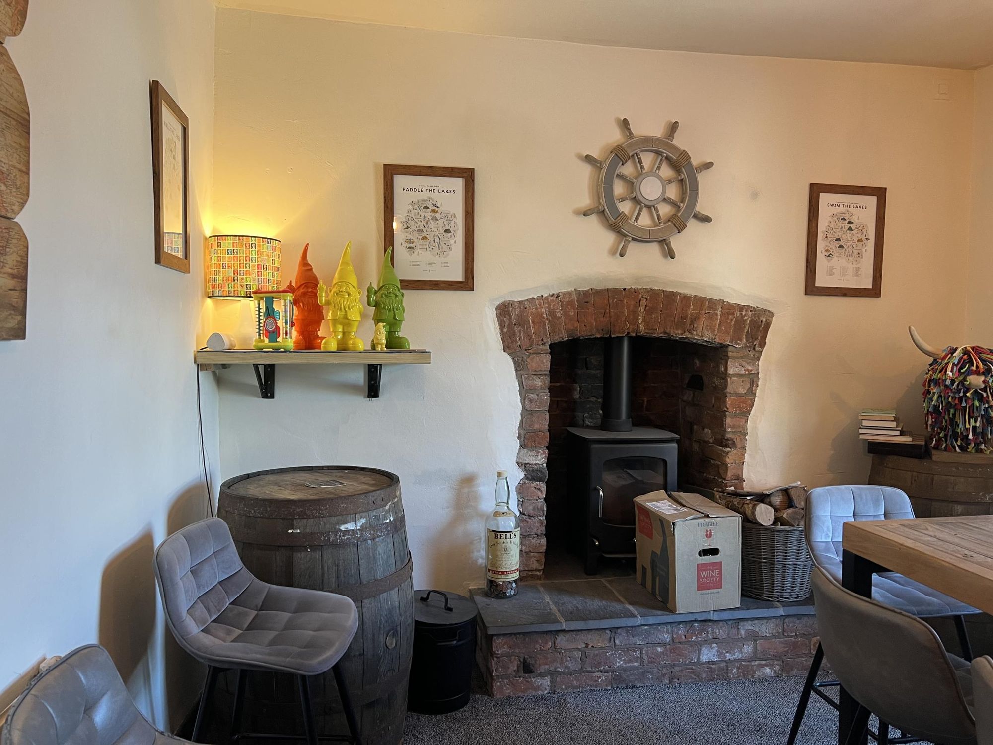 Fireplace in the snug (14/08/2025 Ann S-G). (Pub, Bar). Published on 15-08-2025