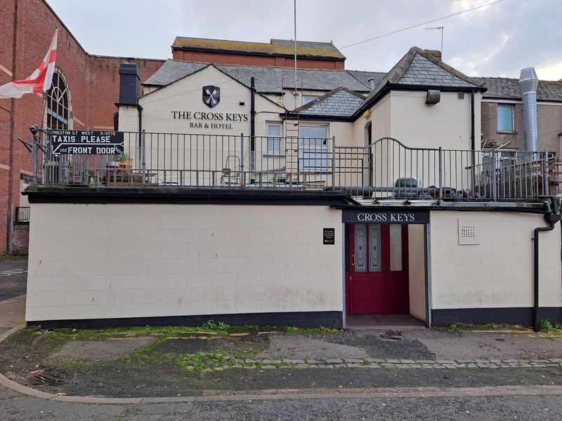 Back entrance to pub. (Pub, External). Published on 25-10-2024 