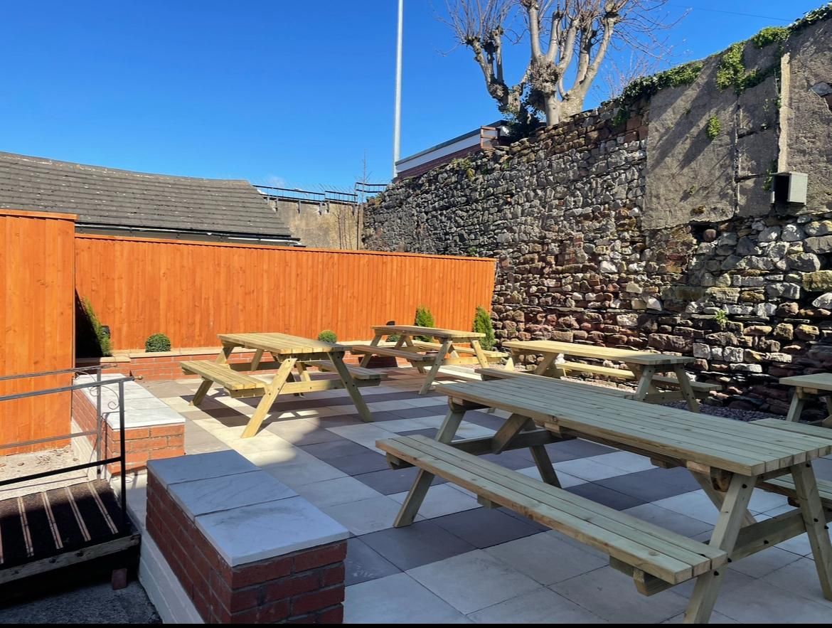 Beer Garden (photo: 14/02/2025 Gary Waddington). (Pub, External, Garden, Key). Published on 16-02-2025