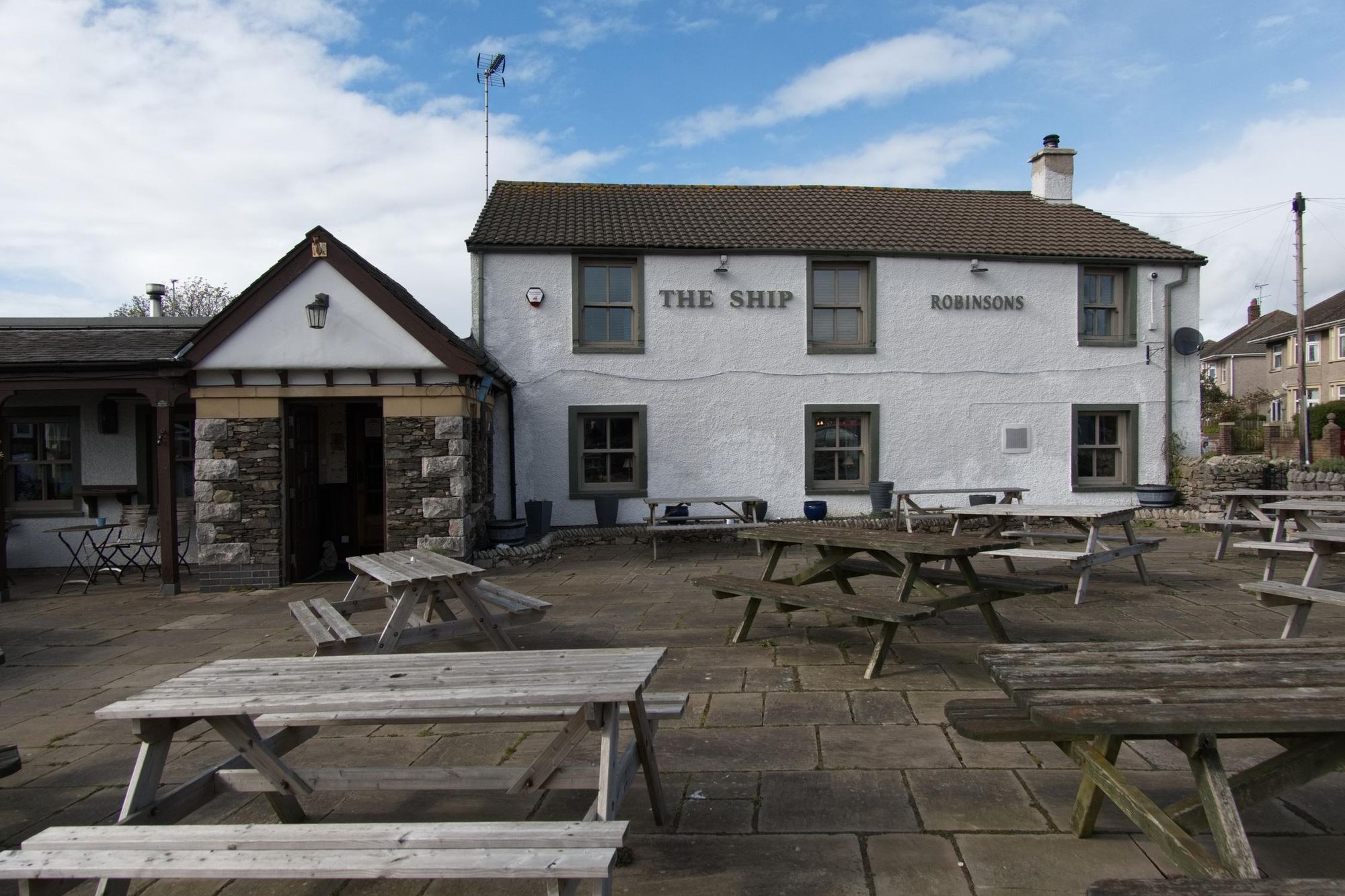 The exterior from the garden (09/04/2026 Jack Summers-Glass). (Pub, External, Garden). Published on 11-04-2026