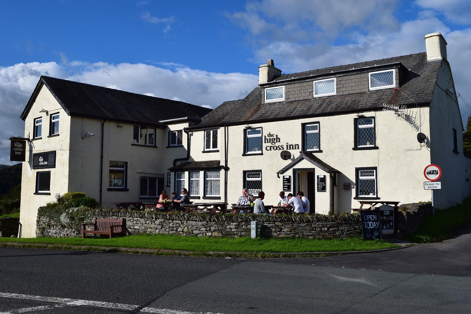 High Cross. (Pub, External, Garden, Customers, Key). Published on 01-01-1970