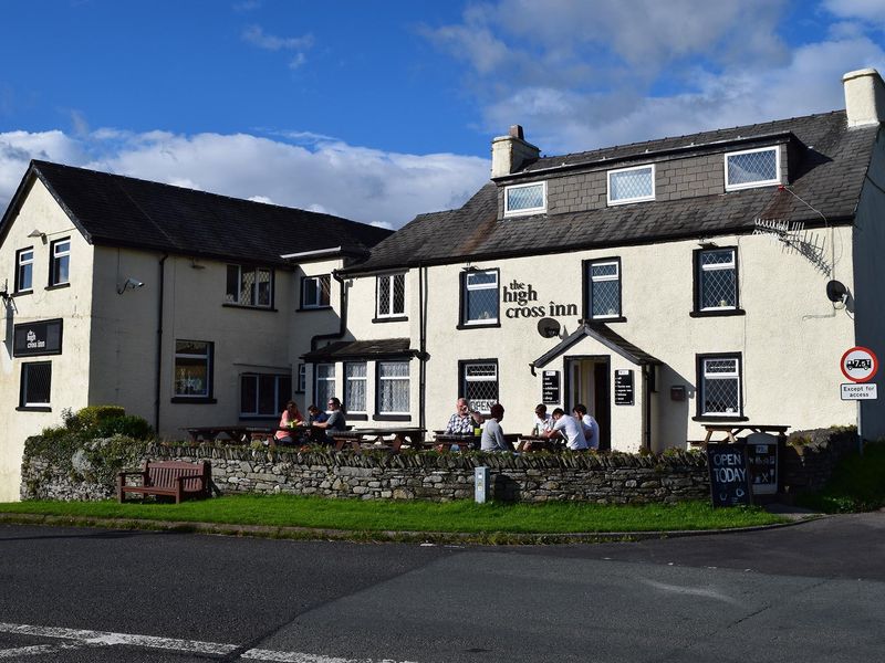 High Cross. (Pub, External, Garden, Customers, Key). Published on 01-01-1970