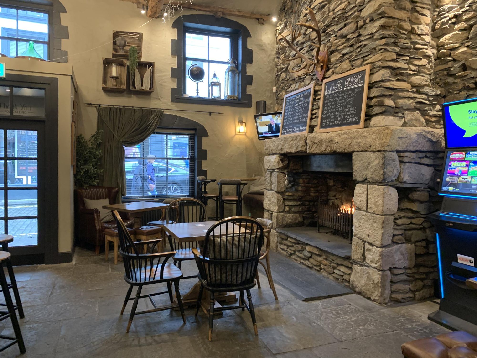 The fireplace (9/10/2021 Ann Summers-Glass). (Pub, Bar). Published on 12-07-2026