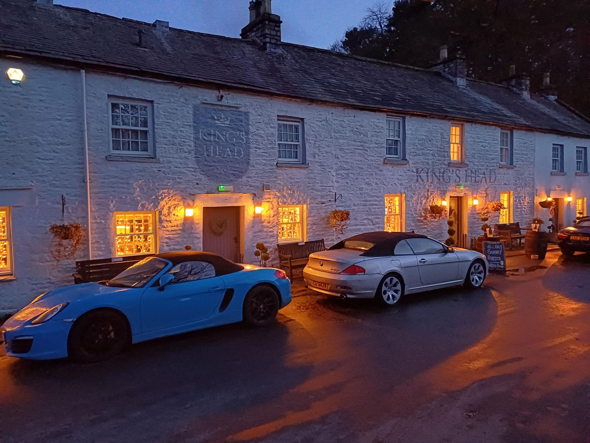 Kings Head at night 23.2.24 (Adrian Smith). (Pub, External). Published on 26-02-2024