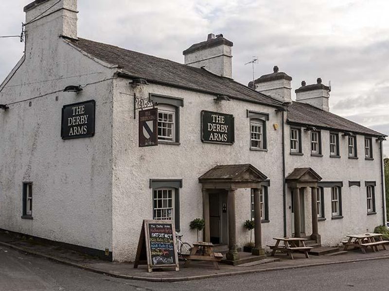 Derby Arms front. (Pub, External). Published on 25-11-2019