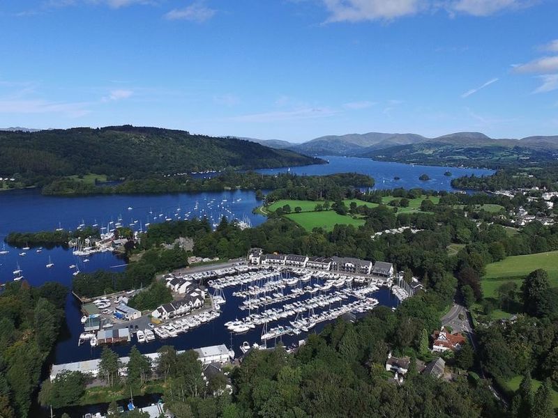 Boathouse Windermere Marina aerial view. (Pub, External). Published on 01-01-1970