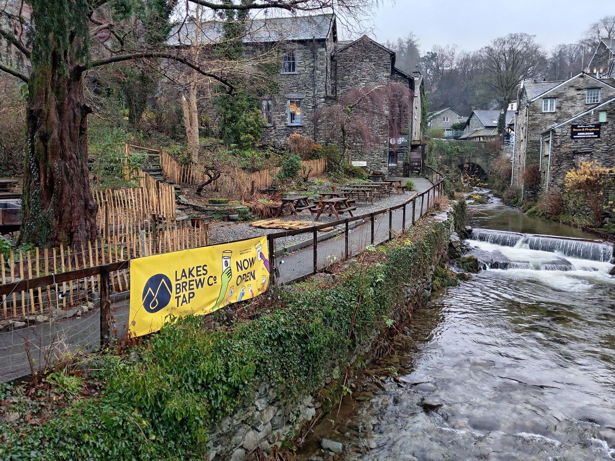 Riverside seating (5/12/2025 Will Larter). (Pub, External, Garden). Published on 07-12-2025