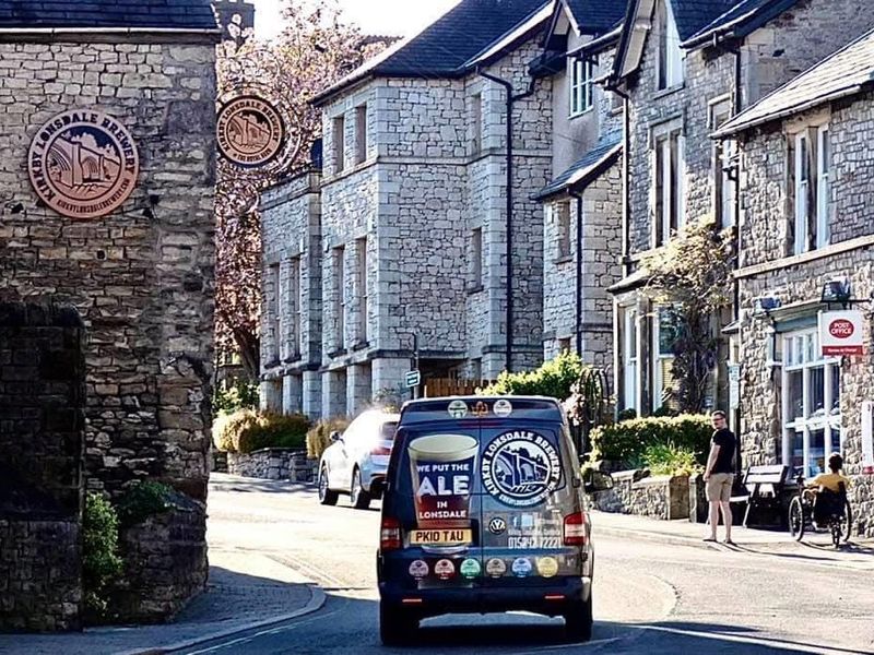 Kirkby Lonsdale deliveries. (Pub, Brewery, External, Sign). Published on 01-01-1970