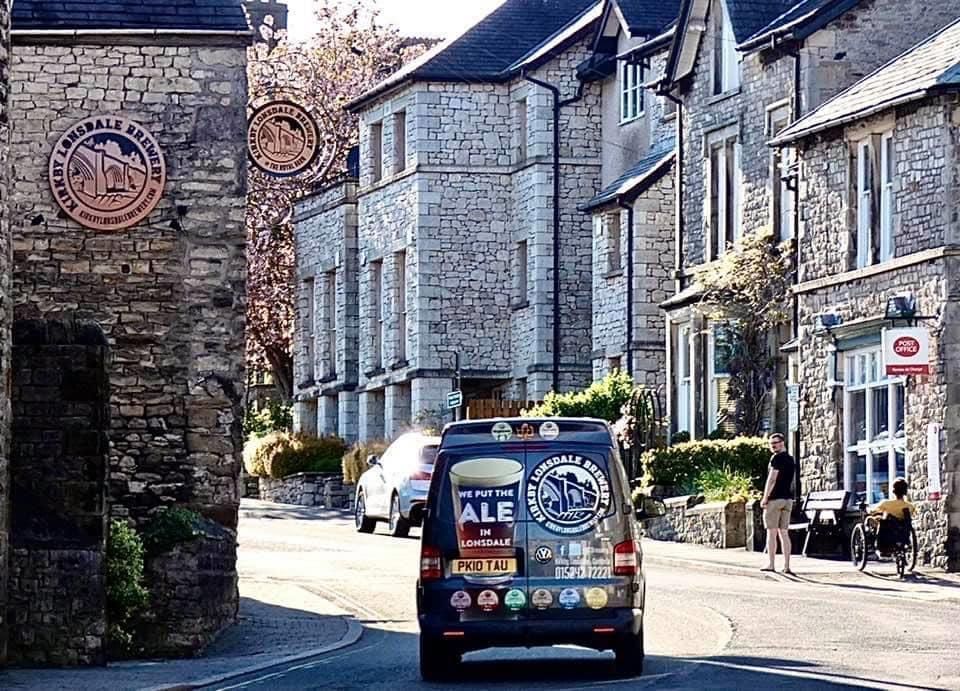 Kirkby Lonsdale deliveries. (Pub, Brewery, External, Sign). Published on 01-01-1970