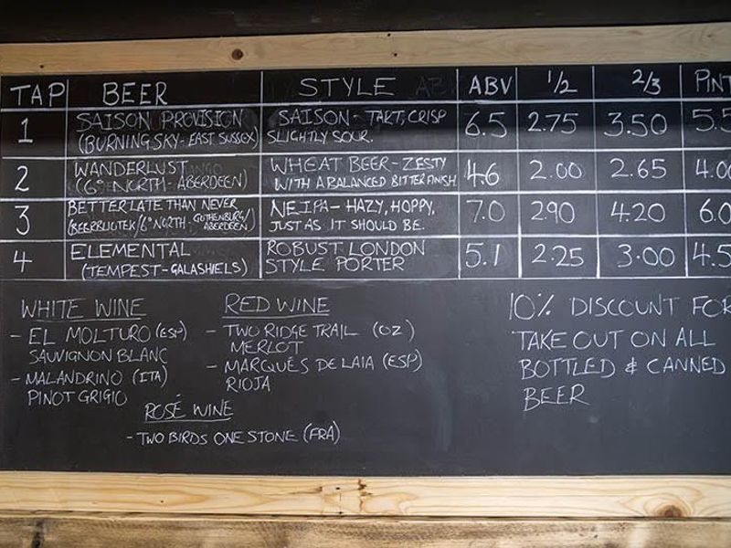 Indie Craft Beer list. (Pub, Bar). Published on 08-10-2019