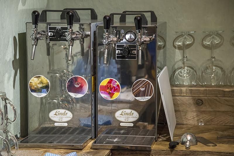 Indie Craft Beer taps. (Pub, Bar). Published on 08-10-2019