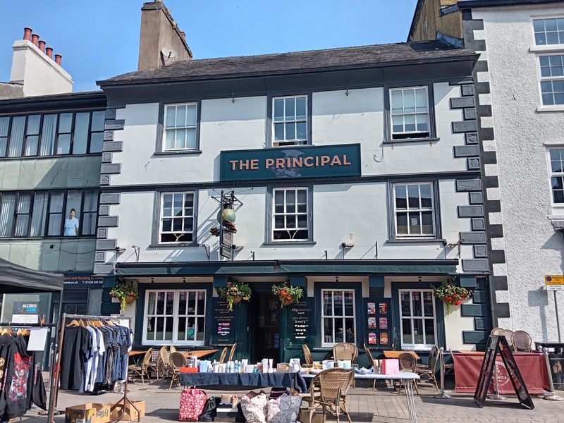The exterior on market day (18/07/2026 Will Larter). (Pub, External, Key). Published on 19-07-2026
