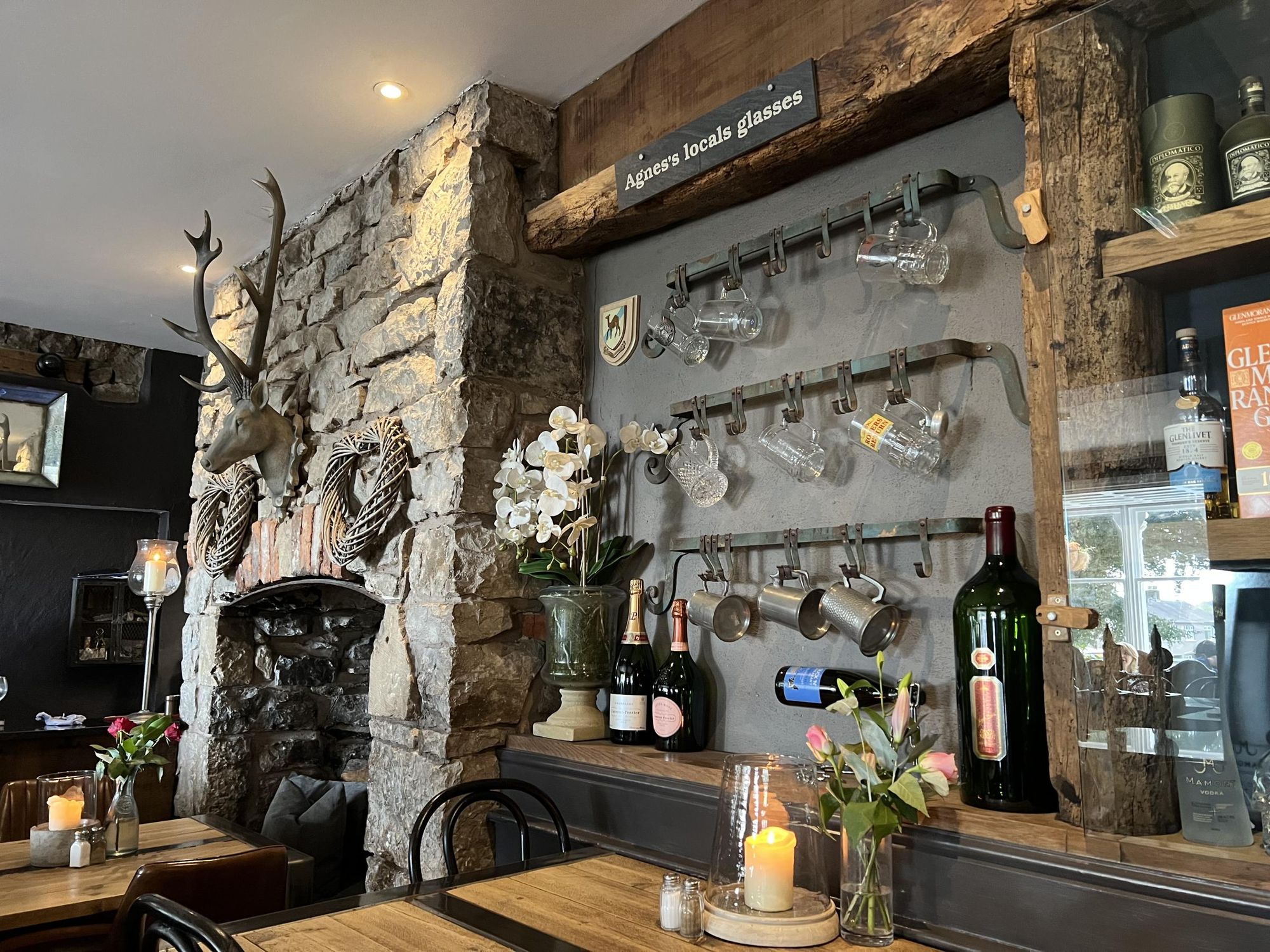 The fireplace (24/09/2025 Ann S-G). (Pub, Bar). Published on 25-09-2025