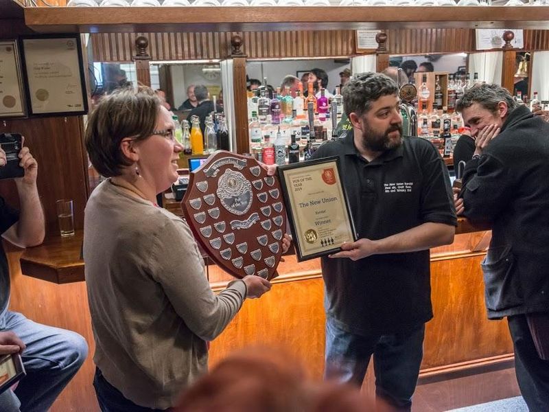 New Union POTY. (Pub, Publican, Award). Published on 04-08-2019