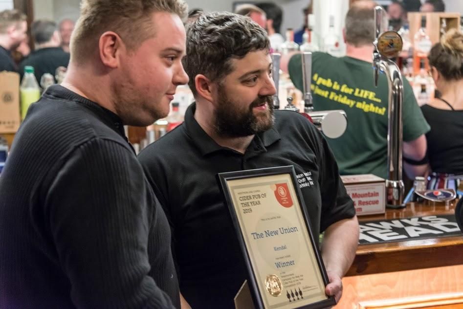 New Union CPOTY. (Pub, Publican, Award). Published on 04-08-2019