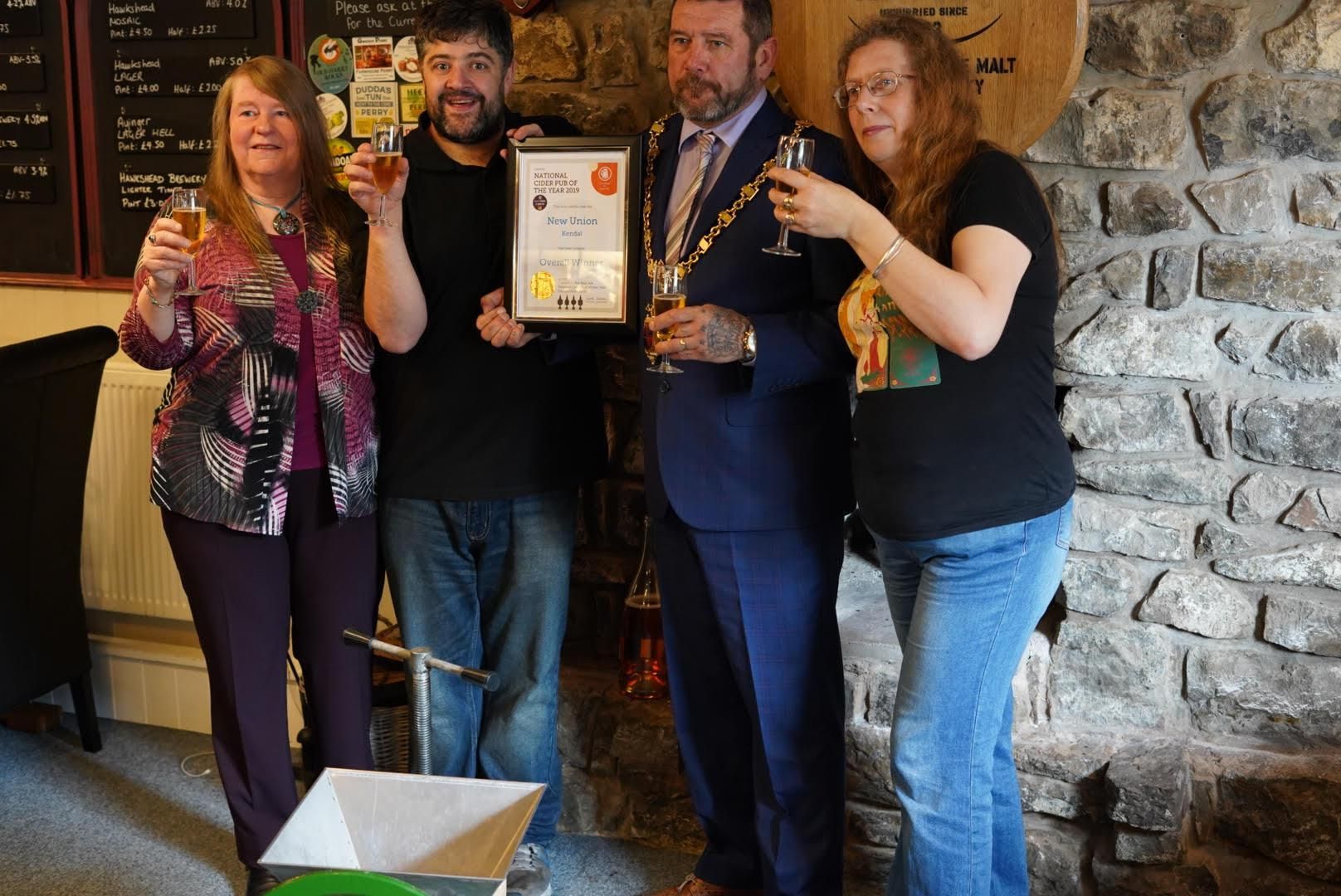 NCPOTY Award. (Pub, Publican, Award, Key). Published on 10-01-2019