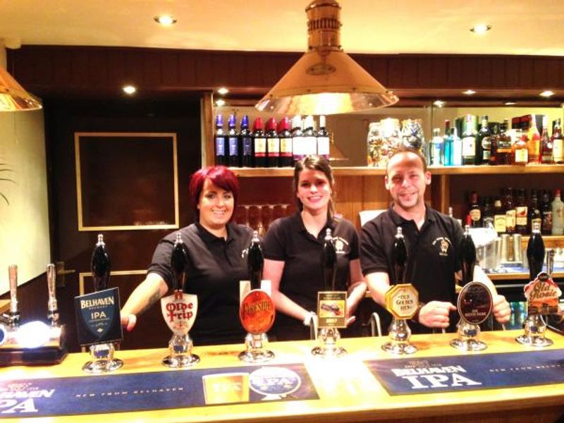 Opening day bar staff 13 Nov 2014. (Bar). Published on 14-11-2014 