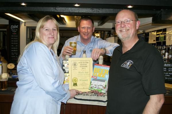 Pub of the Season Summer 2015. (Award). Published on 07-11-2015