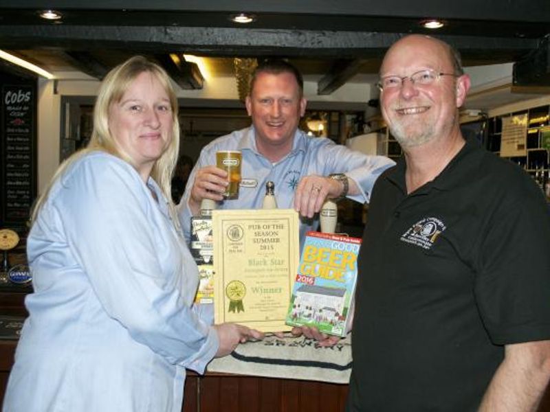 Pub of the Season Summer 2015. (Award). Published on 07-11-2015