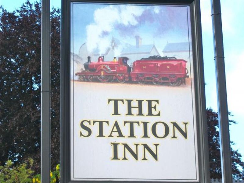 Station Inn pub sign 2013. (Sign). Published on 09-06-2013
