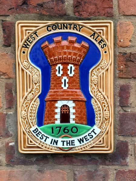 Original Whitbread era ceramic plaque. Published on 15-03-2015