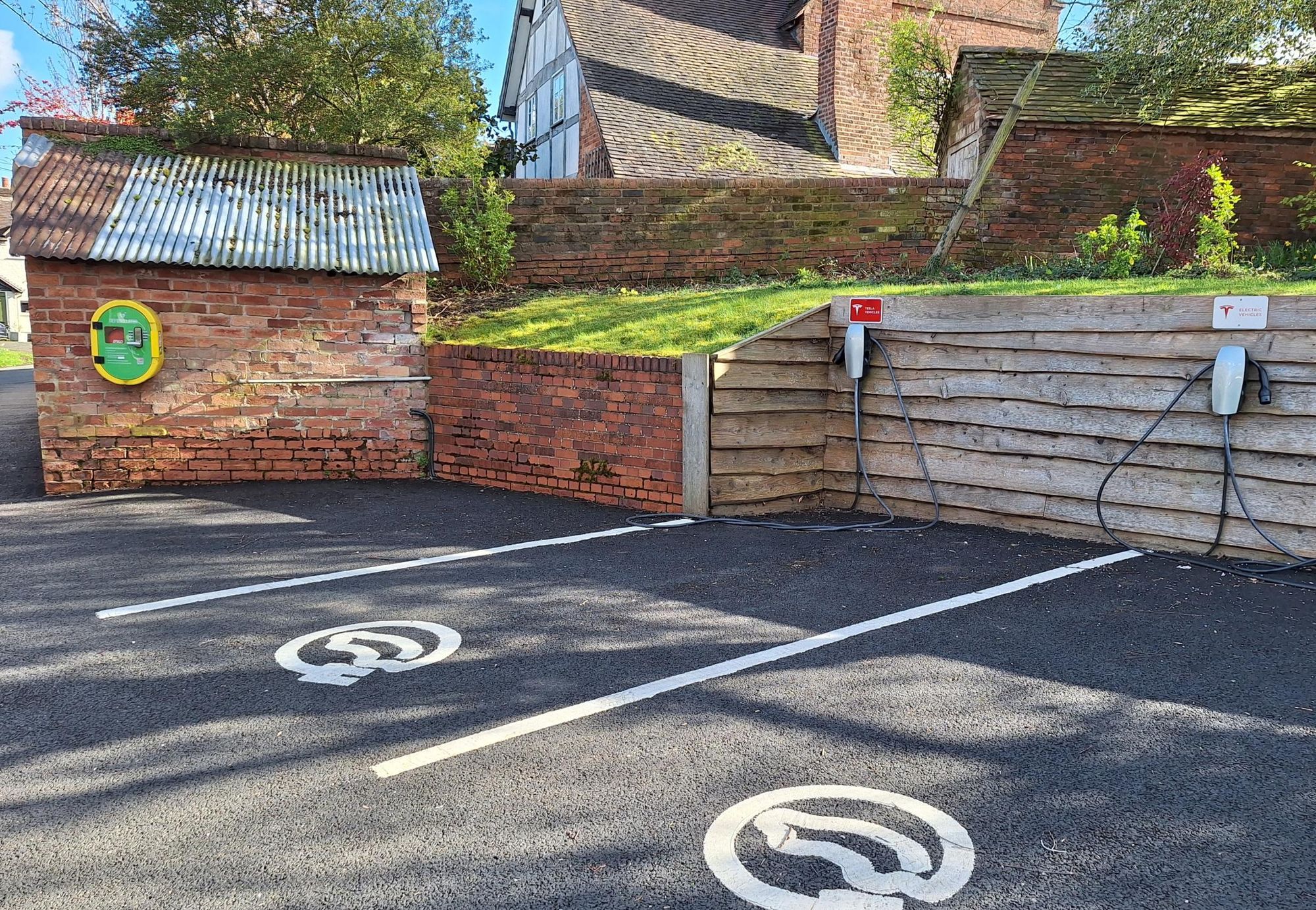 EV charging bays March 2024. Published on 26-03-2024