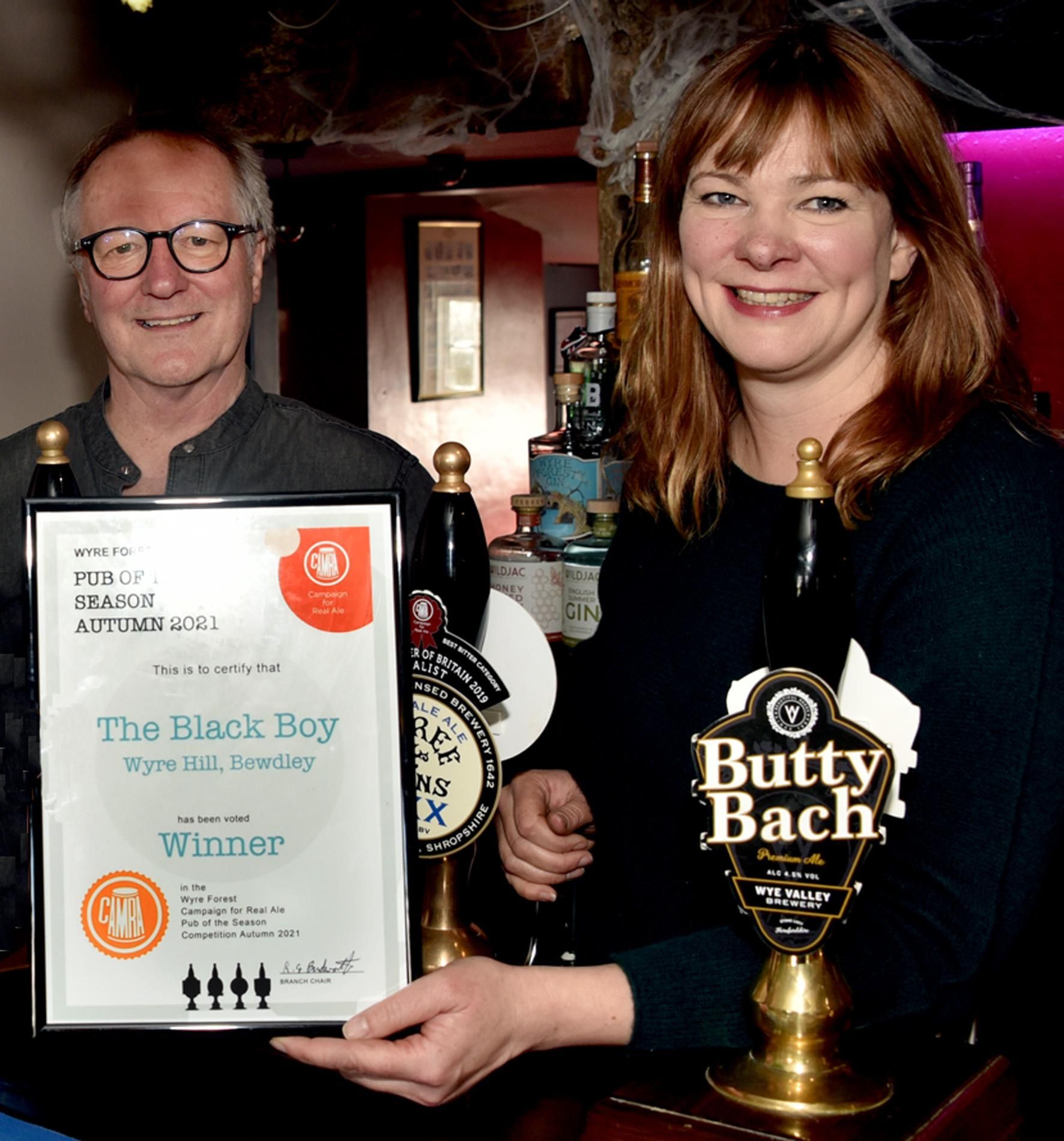 Pub of the Autumn 2021; may be used by CAMRA with attribution to. (Award). Published on 05-12-2021