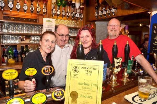 Wyre Forest CAMRA bronze Pub of the Year 2014. Photo: Colin Hill. (Award). Published on 15-02-2015