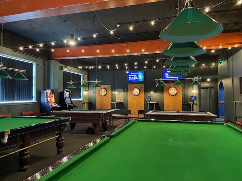 Games room with two full sized snooker tables, pool and smart da. Published on 24-07-2024 