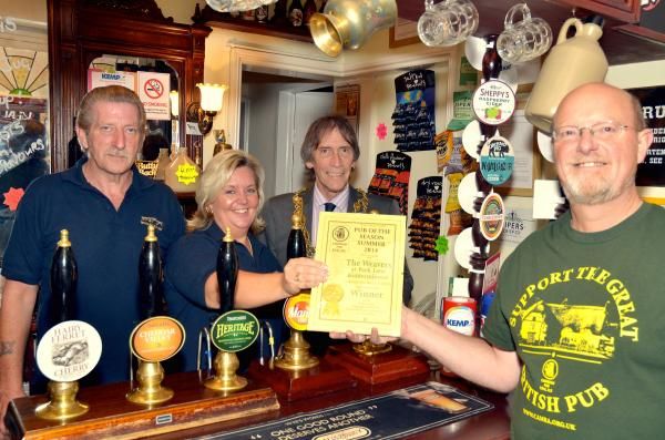Pub of the Season Summer 2014. (Award). Published on 07-11-2015