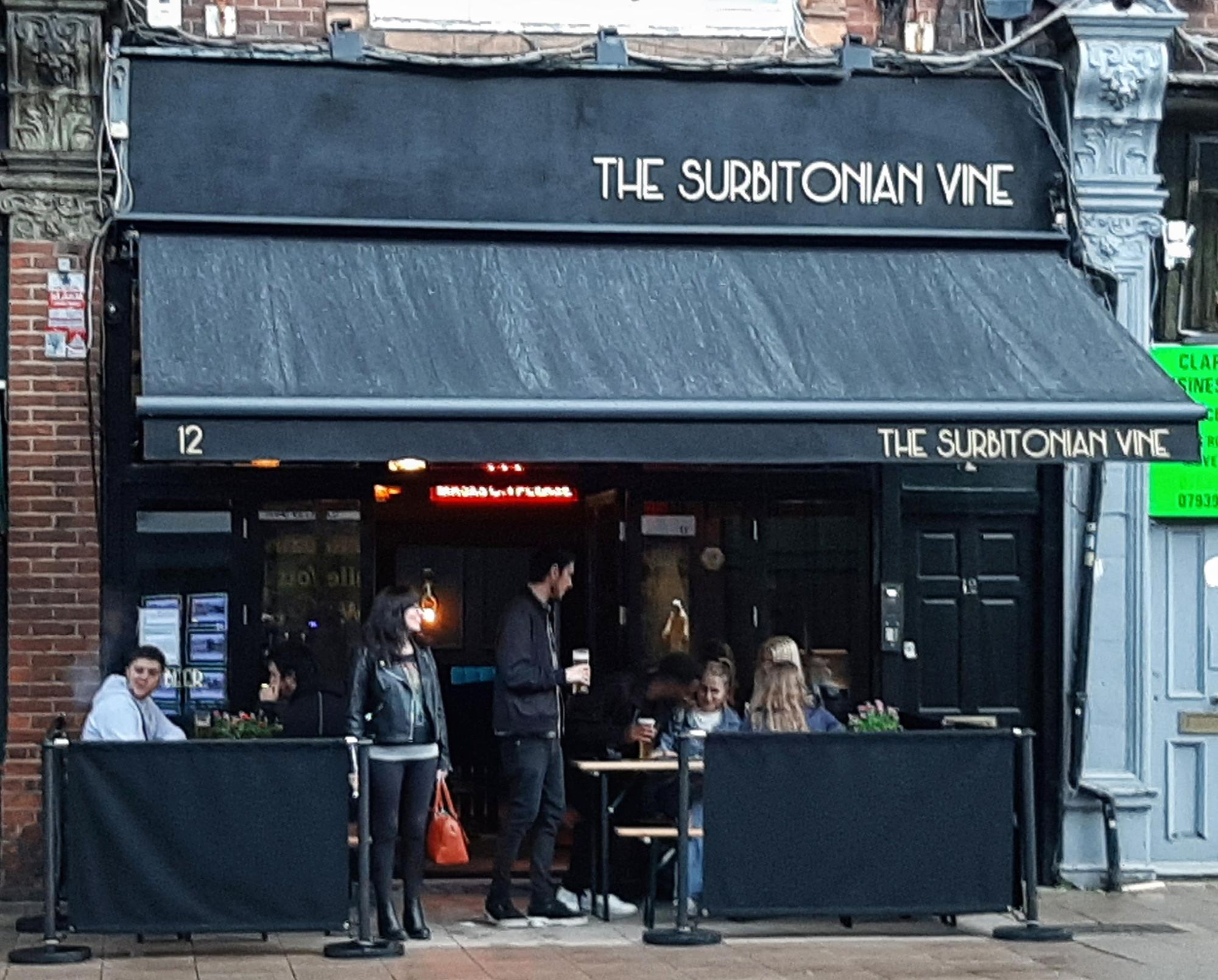 Surbitonian Vine. (Pub, External, Key). Published on 05-07-2023