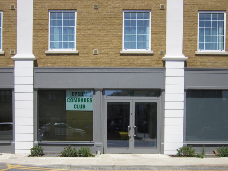 Epsom Comrades Club. (Pub, External, Key). Published on 27-06-2019