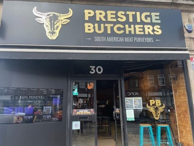 Prestige Butchers - front - Epsom. (Pub, External, Key). Published on 05-07-2024