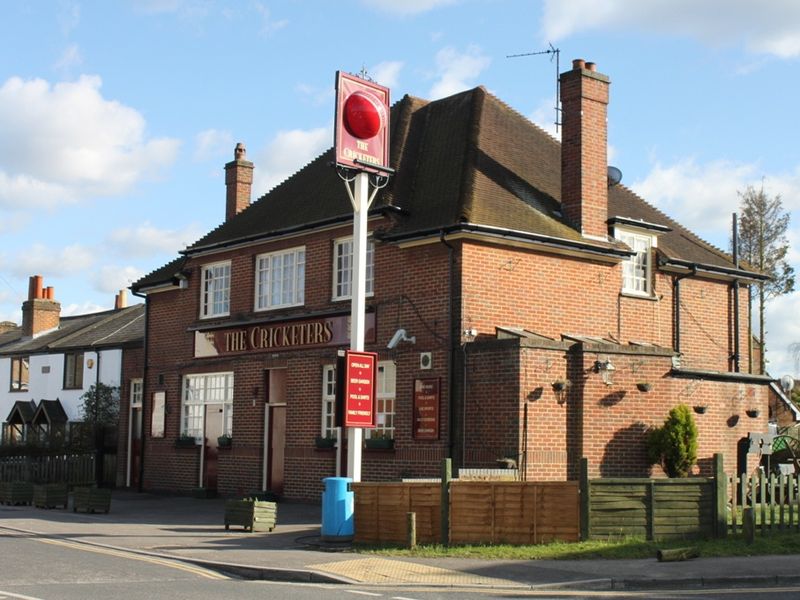 Cricketers - Hook, Chessington. (Pub, External, Key). Published on 16-03-2013