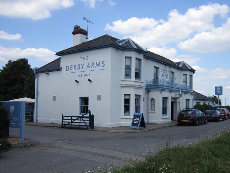 Derby Arms - Epsom Downs. (Pub, External, Key). Published on 17-07-2019