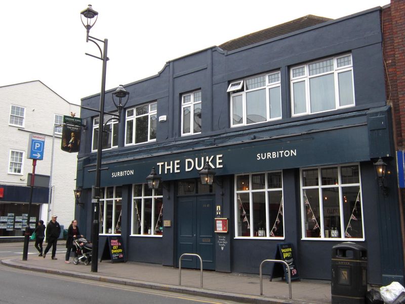 Duke - Surbiton. (Pub, External, Key). Published on 08-05-2017