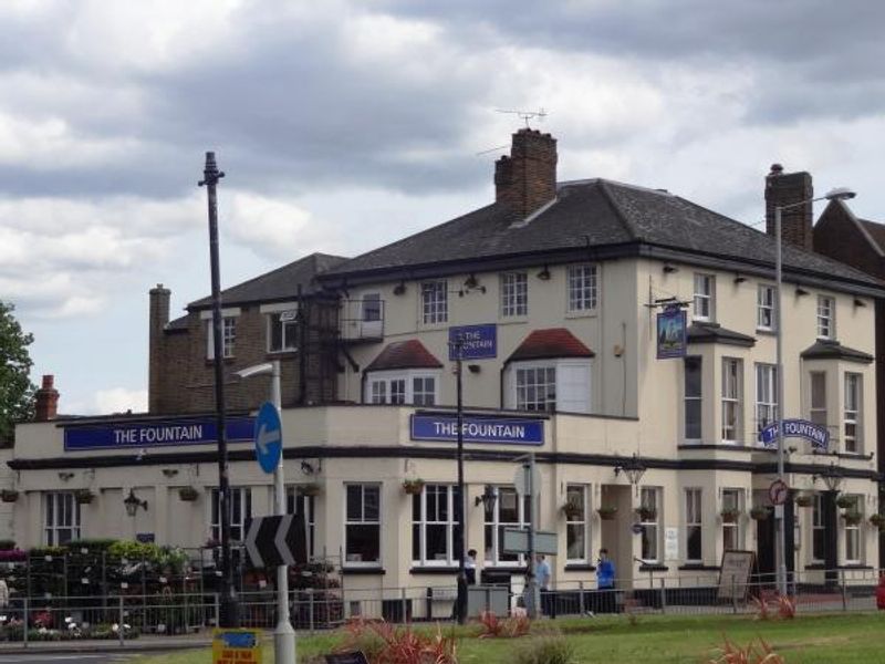 Fountain - New Malden. (Pub, External, Key). Published on 31-05-2015