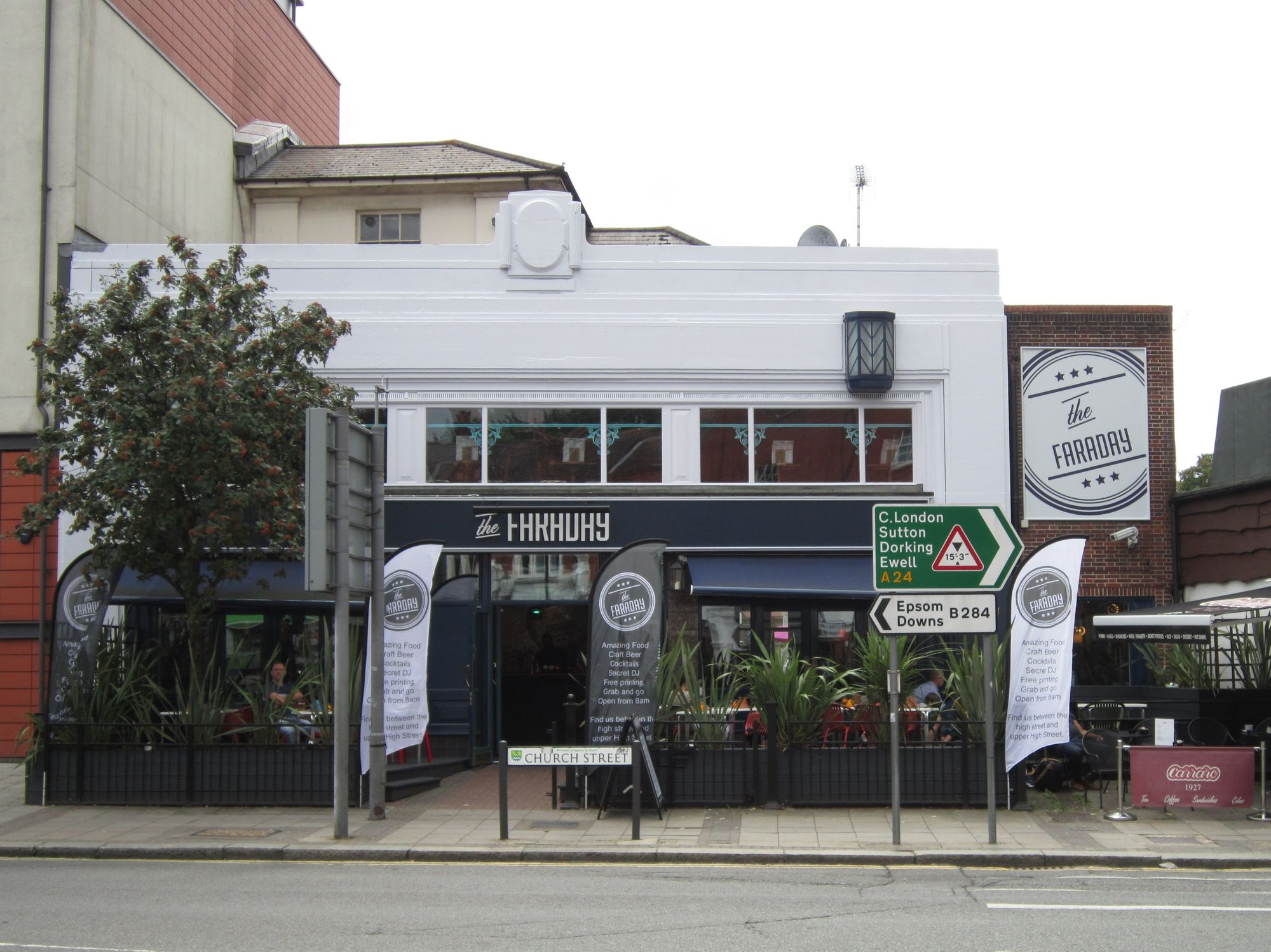 Faraday - Epsom. (Pub, External, Key). Published on 03-08-2014