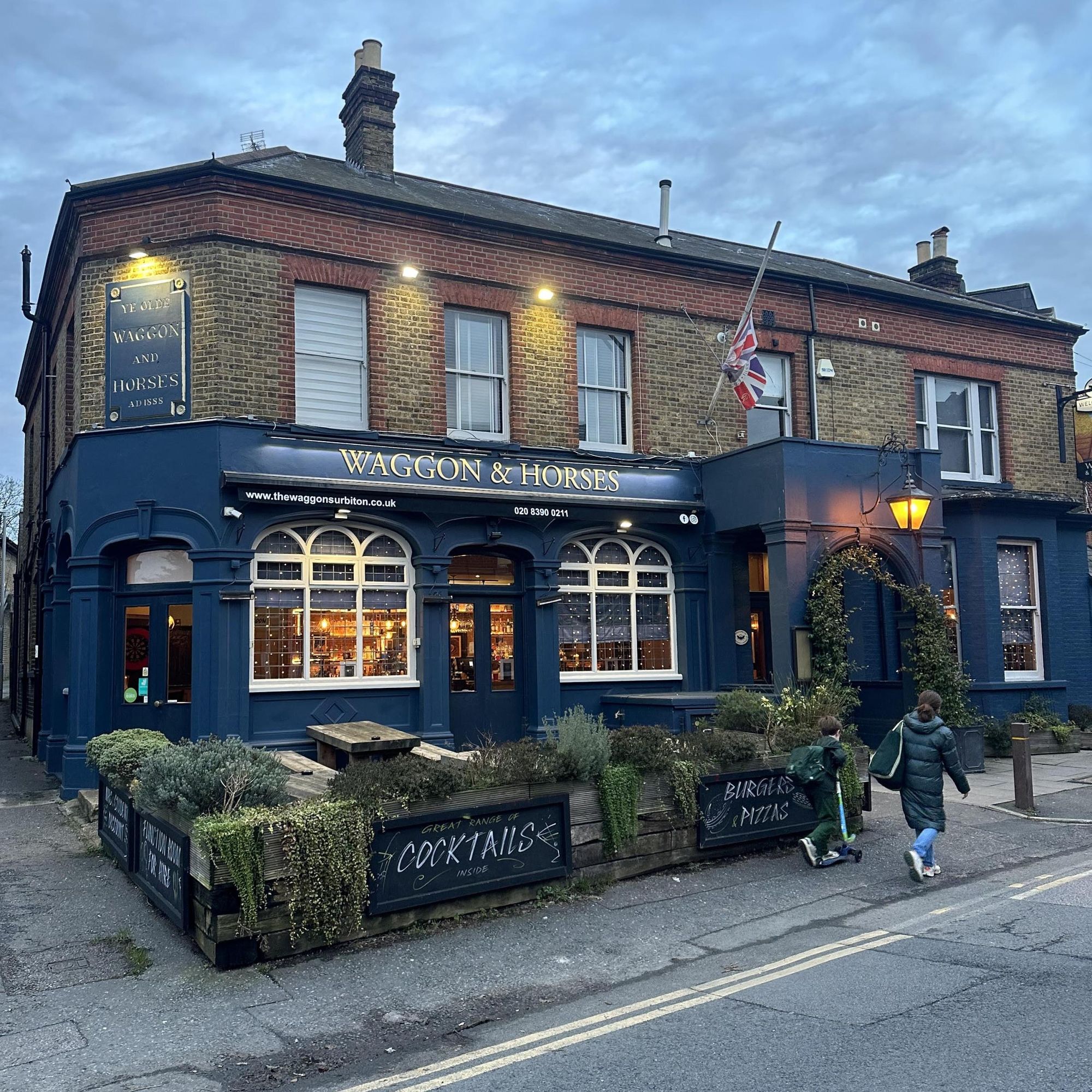 Wagon and Horses - Surbiton. (Pub, External, Key). Published on 21-10-2024