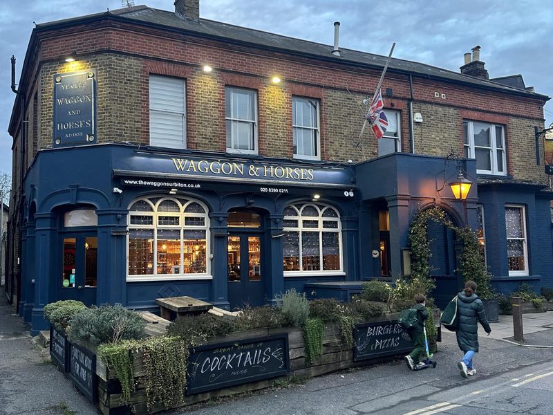 Wagon and Horses - Surbiton. (Pub, External, Key). Published on 21-10-2024