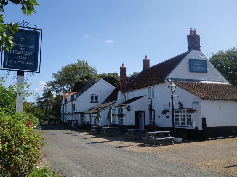 Lifeboat at Thornham. (Pub, External, Key). Published on 07-08-2022