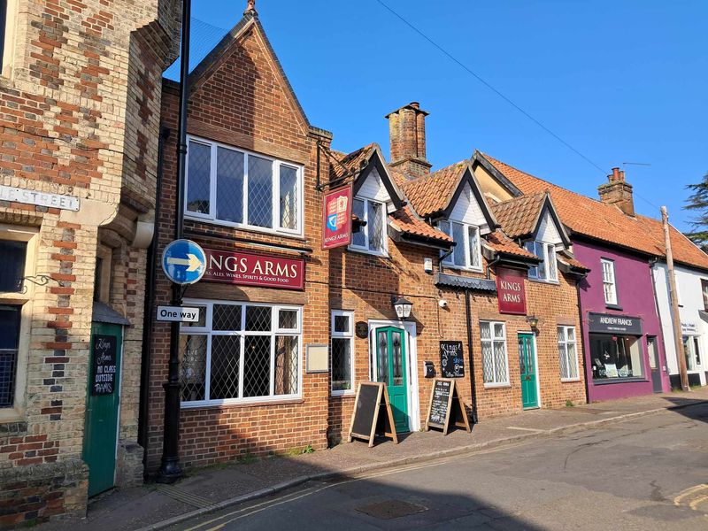 Kings Arms at Watton. (Pub, Brewery, External). Published on 01-03-2024