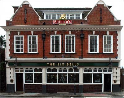Six Bells, Brentford. (Pub, External, Key). Published on 08-03-2013