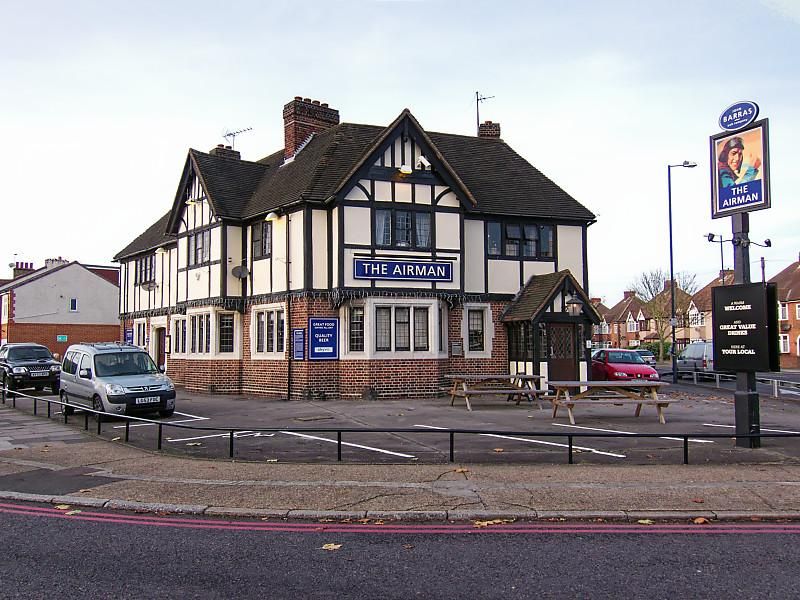 Airman, Feltham | November 2011. (Pub, External, Key). Published on 18-04-2022