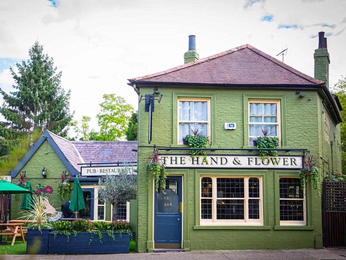 The reopened Hand & Flower. (Pub, External, Key). Published on 02-10-2026